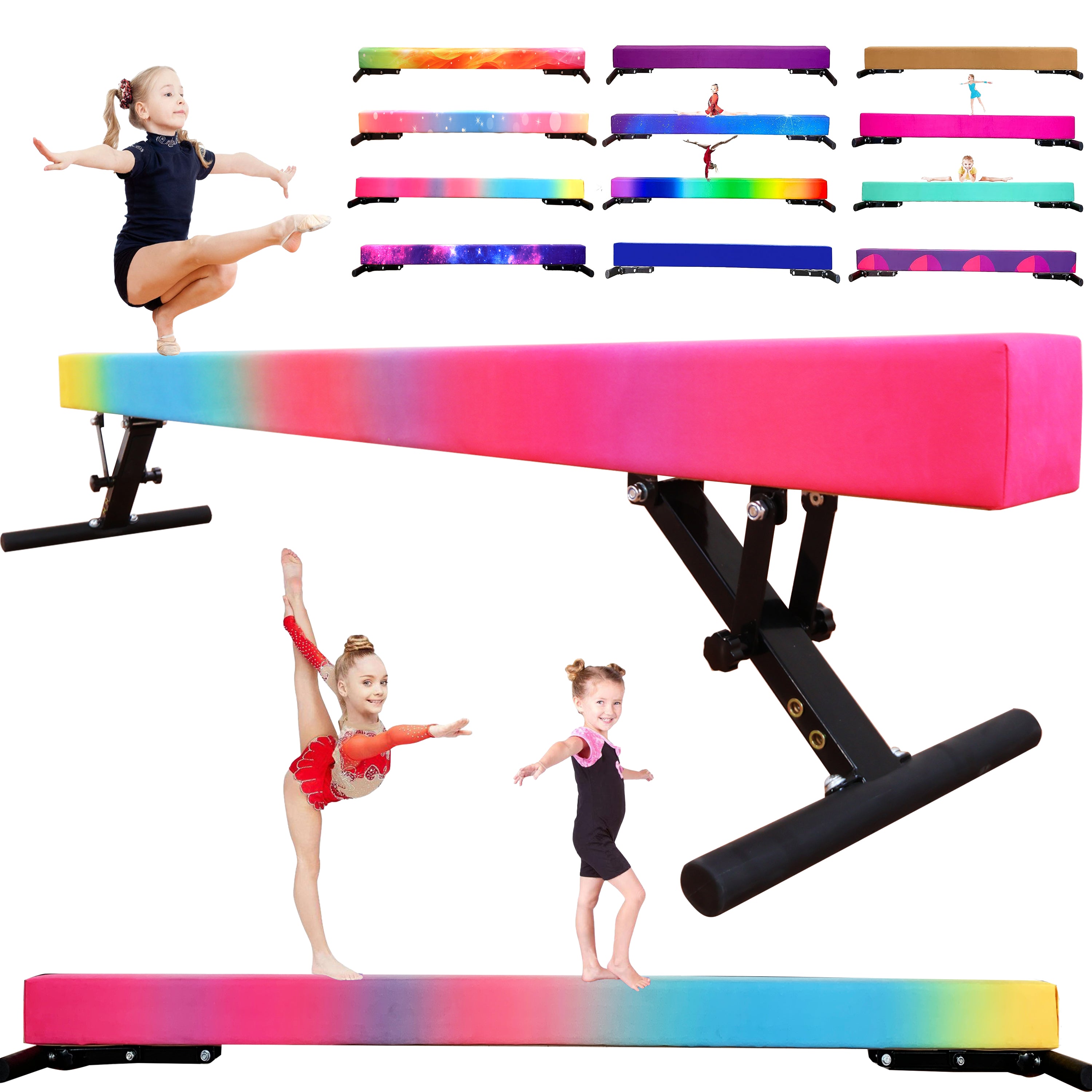Gymnastic Balance Beam - Adjust Height