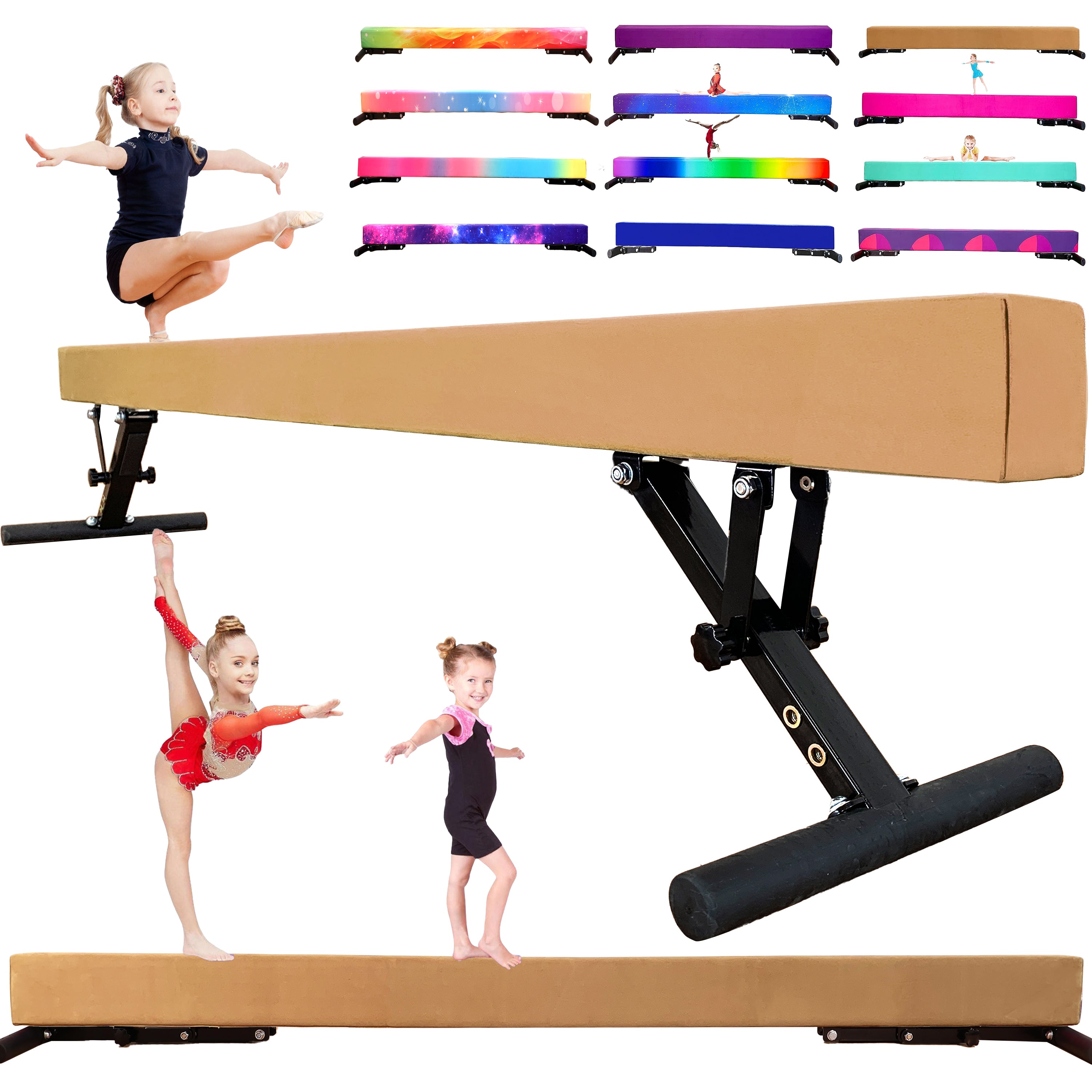 Gymnastic Balance Beam - Adjust Height
