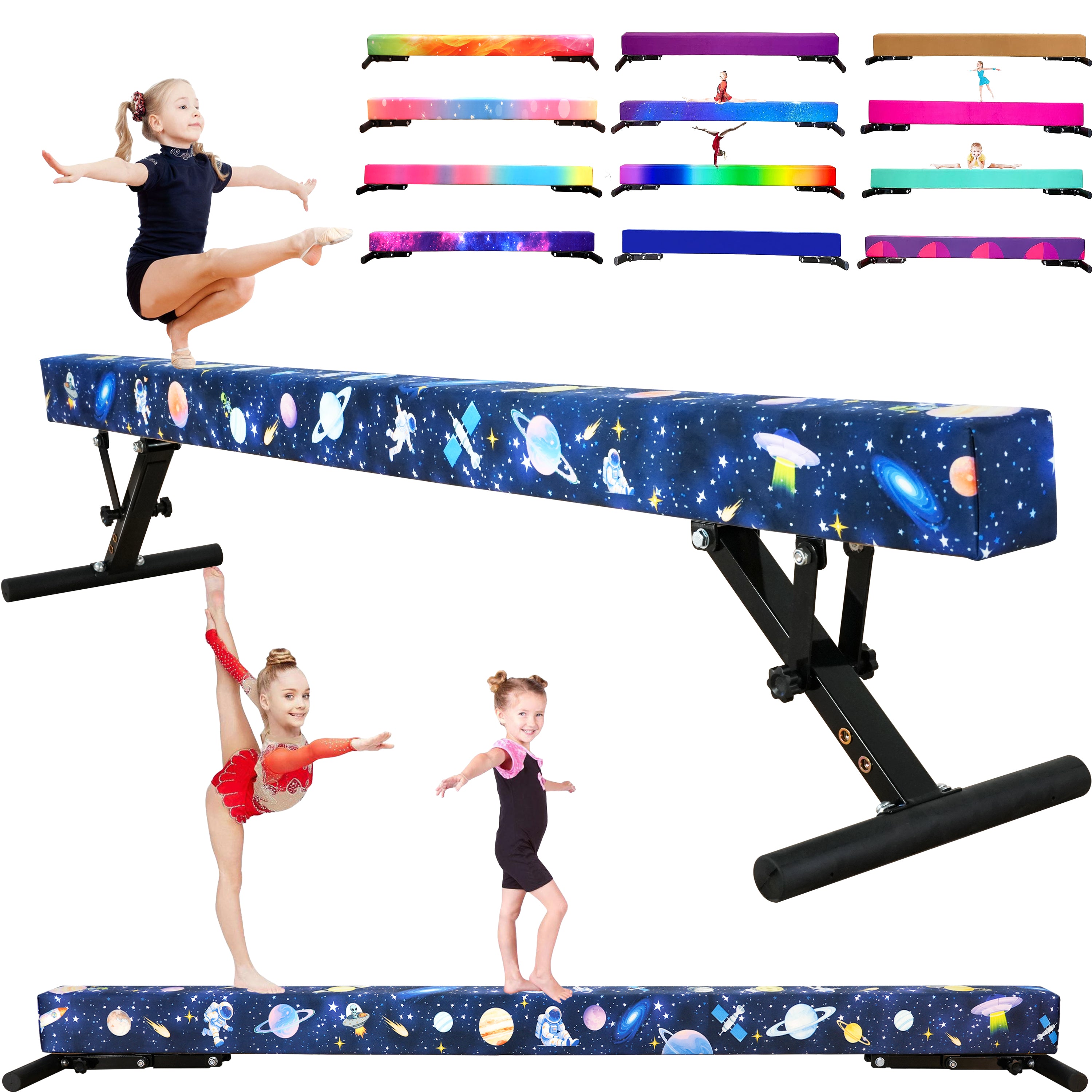 Gymnastic Balance Beam - Adjust Height