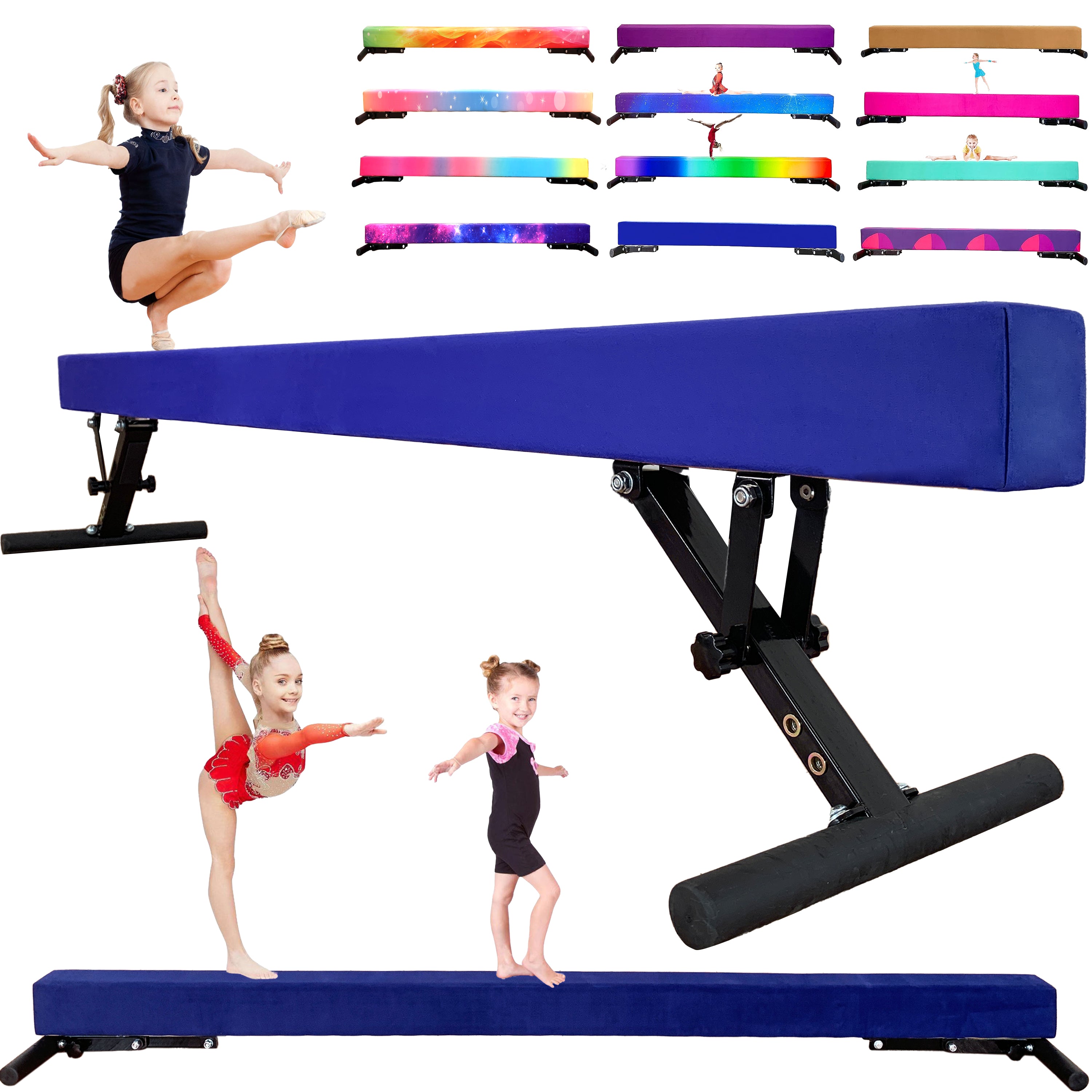 Gymnastic Balance Beam - Adjust Height