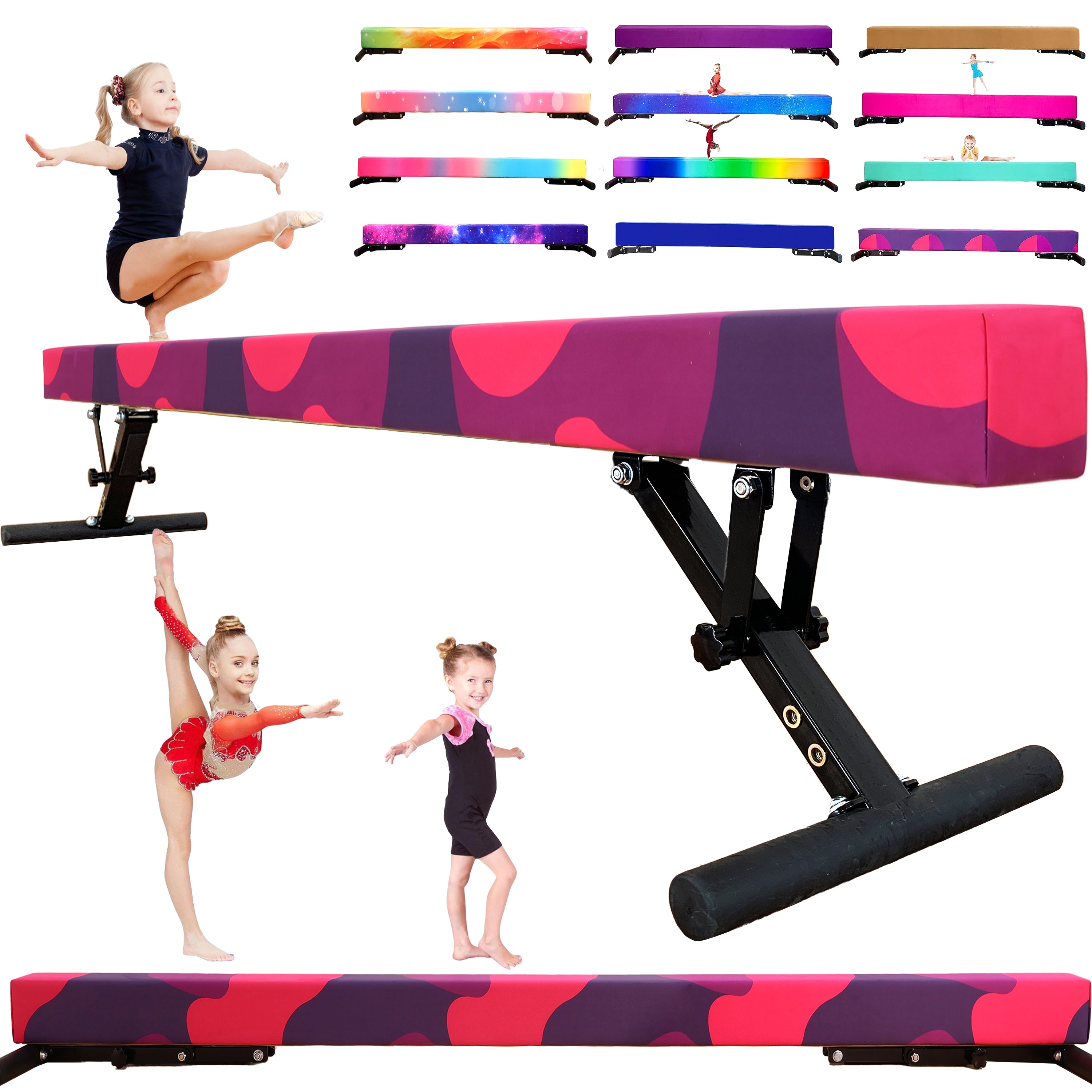 Gymnastic Balance Beam - Adjust Height