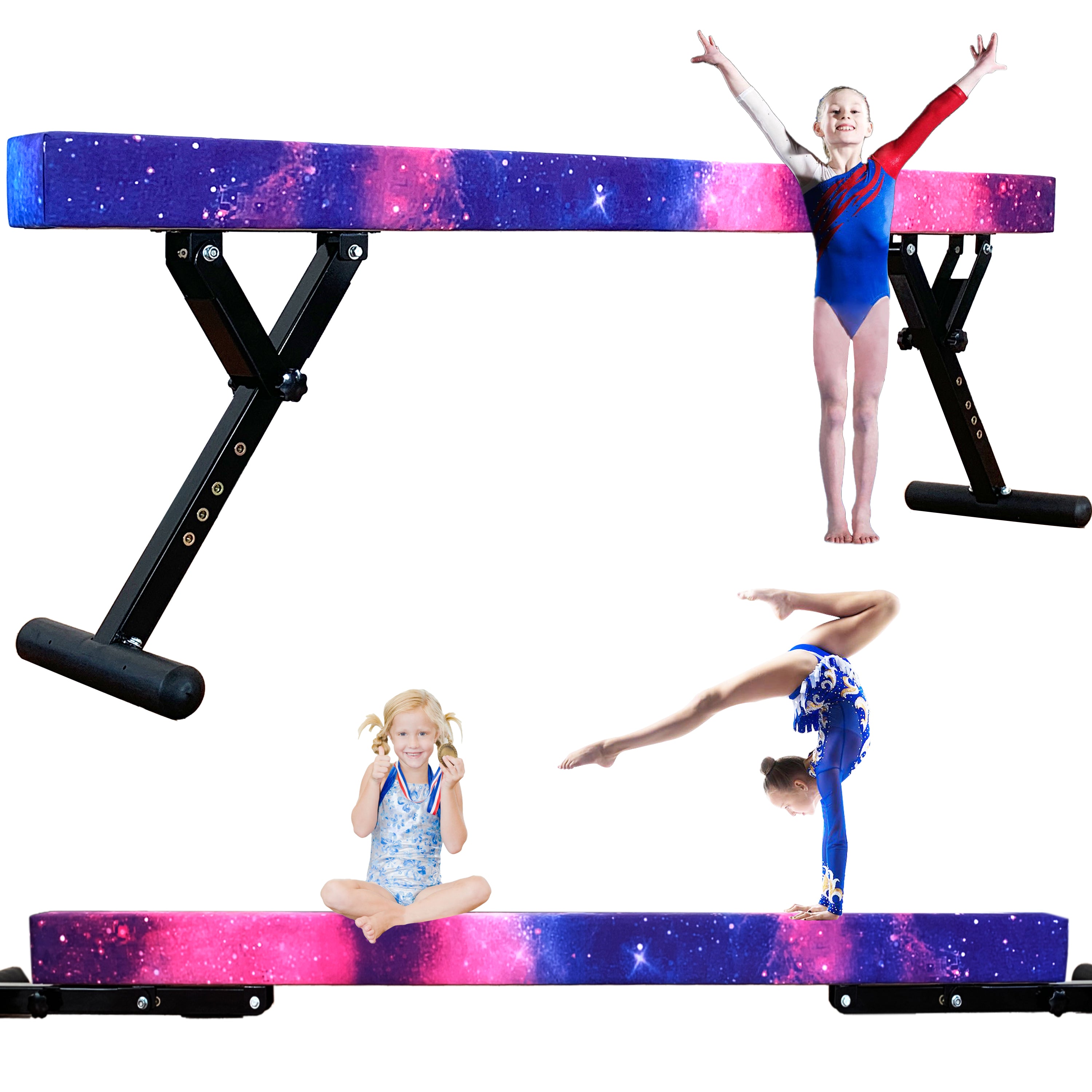 Gymnastic Balance Beam - Adjust Height