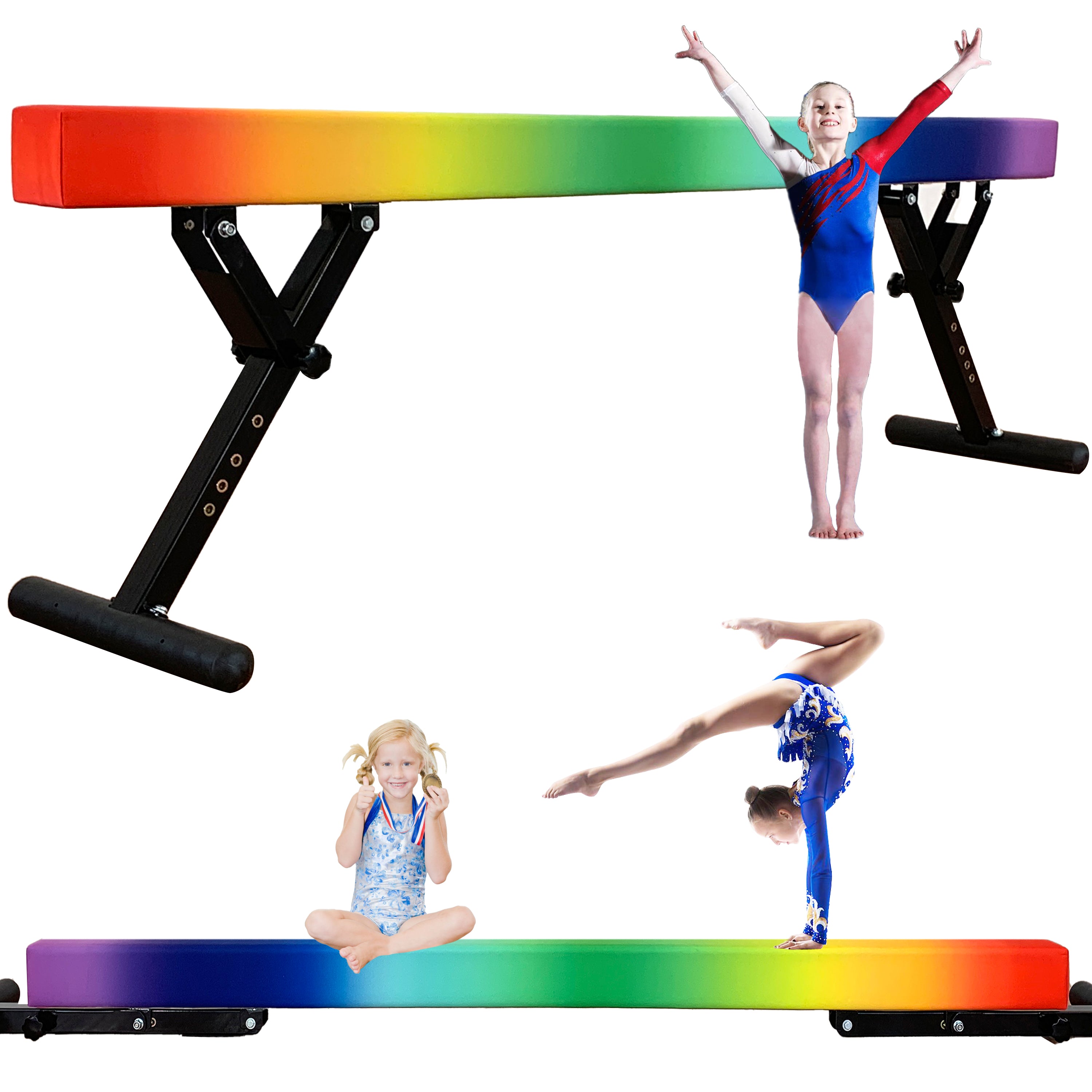Gymnastic Balance Beam - Adjust Height