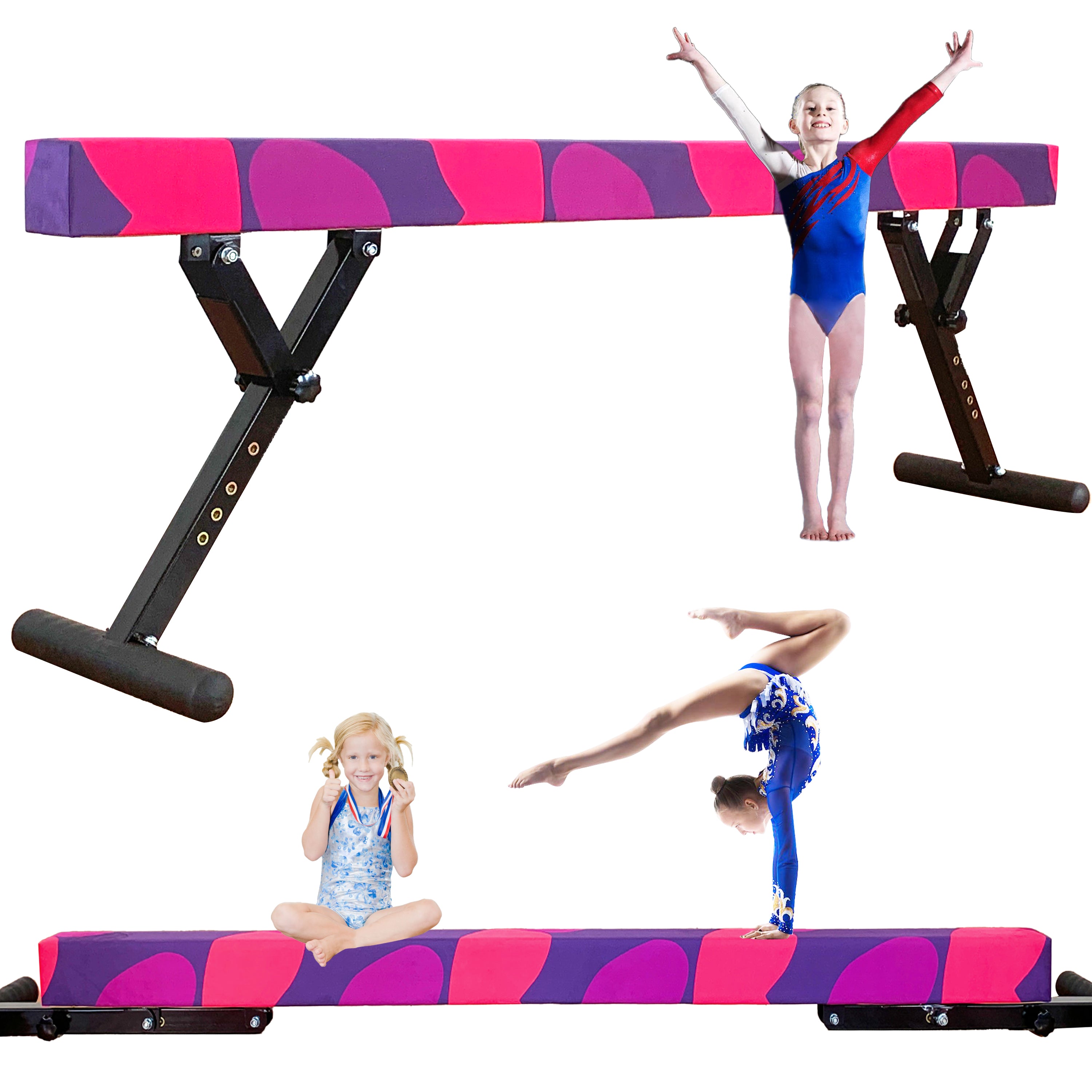 Gymnastic Balance Beam - Adjust Height