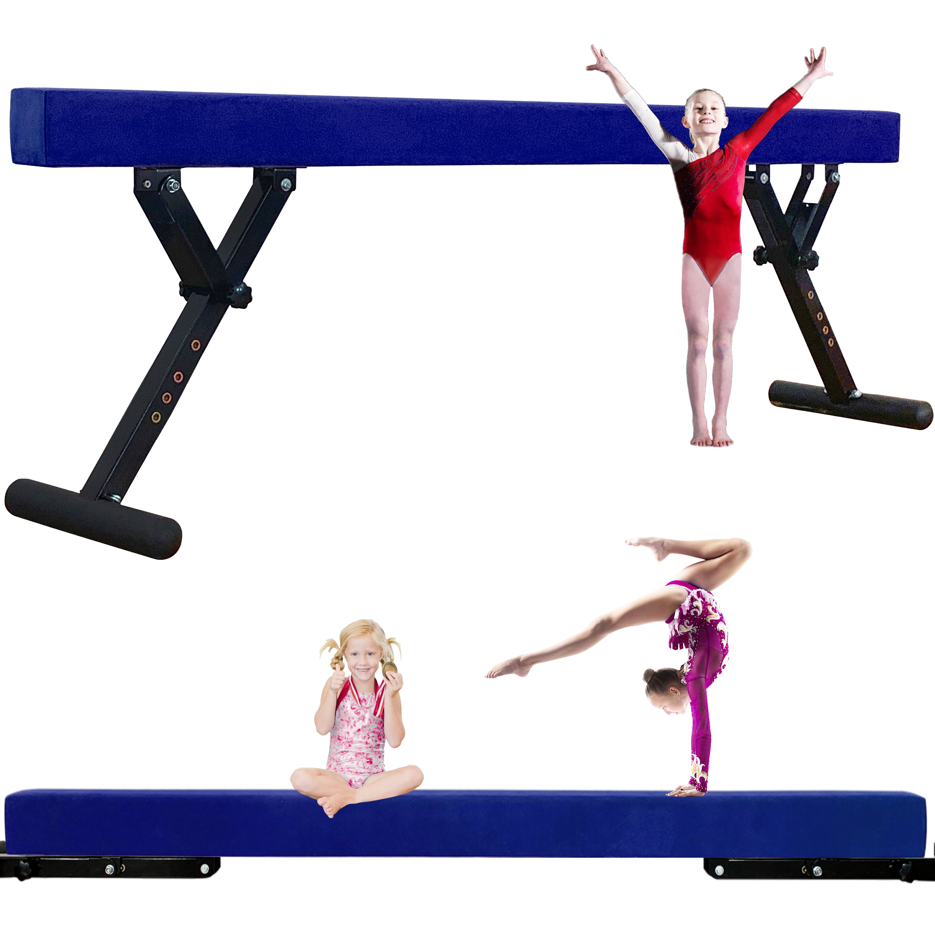 Gymnastic Balance Beam - Adjust Height