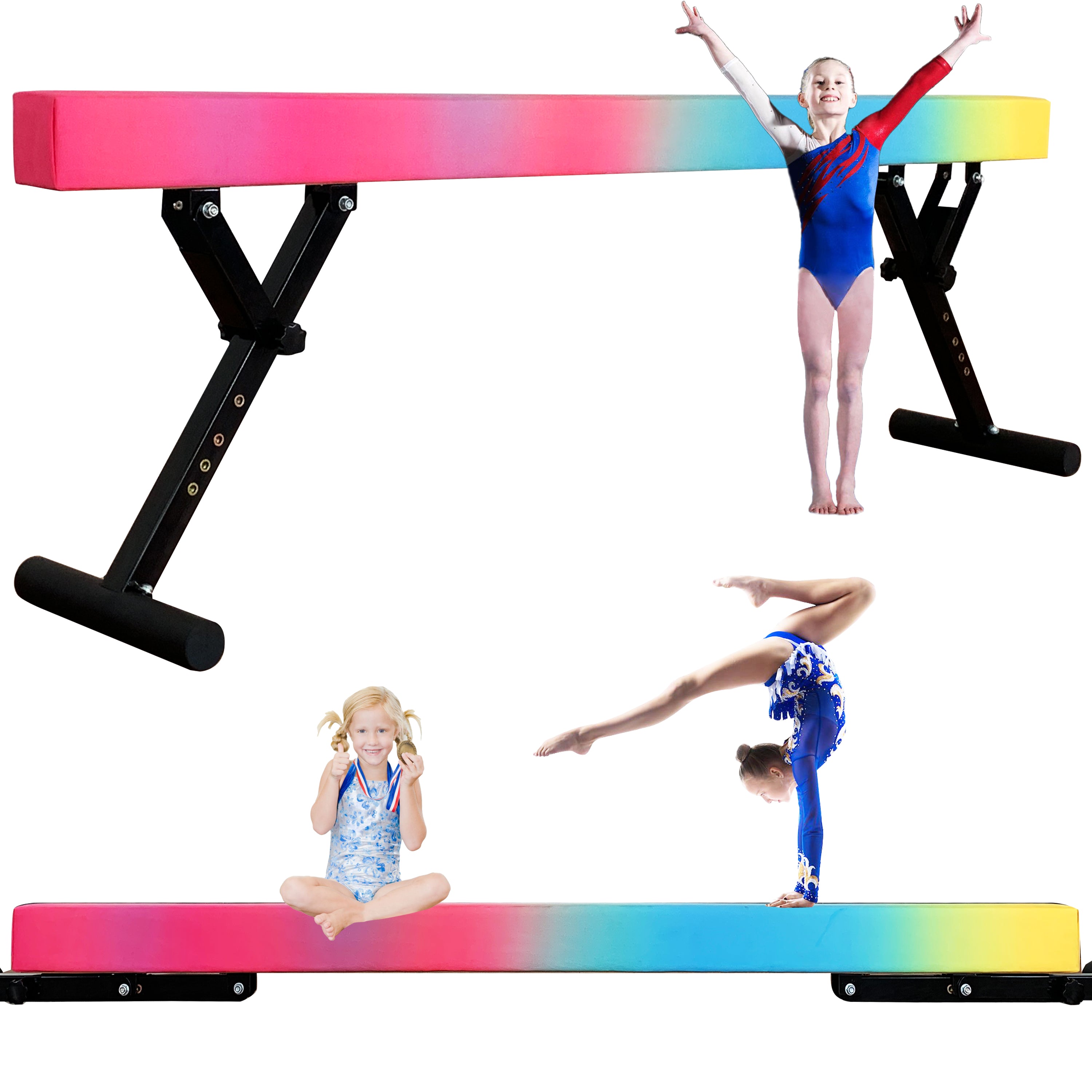 Gymnastic Balance Beam - Adjust Height