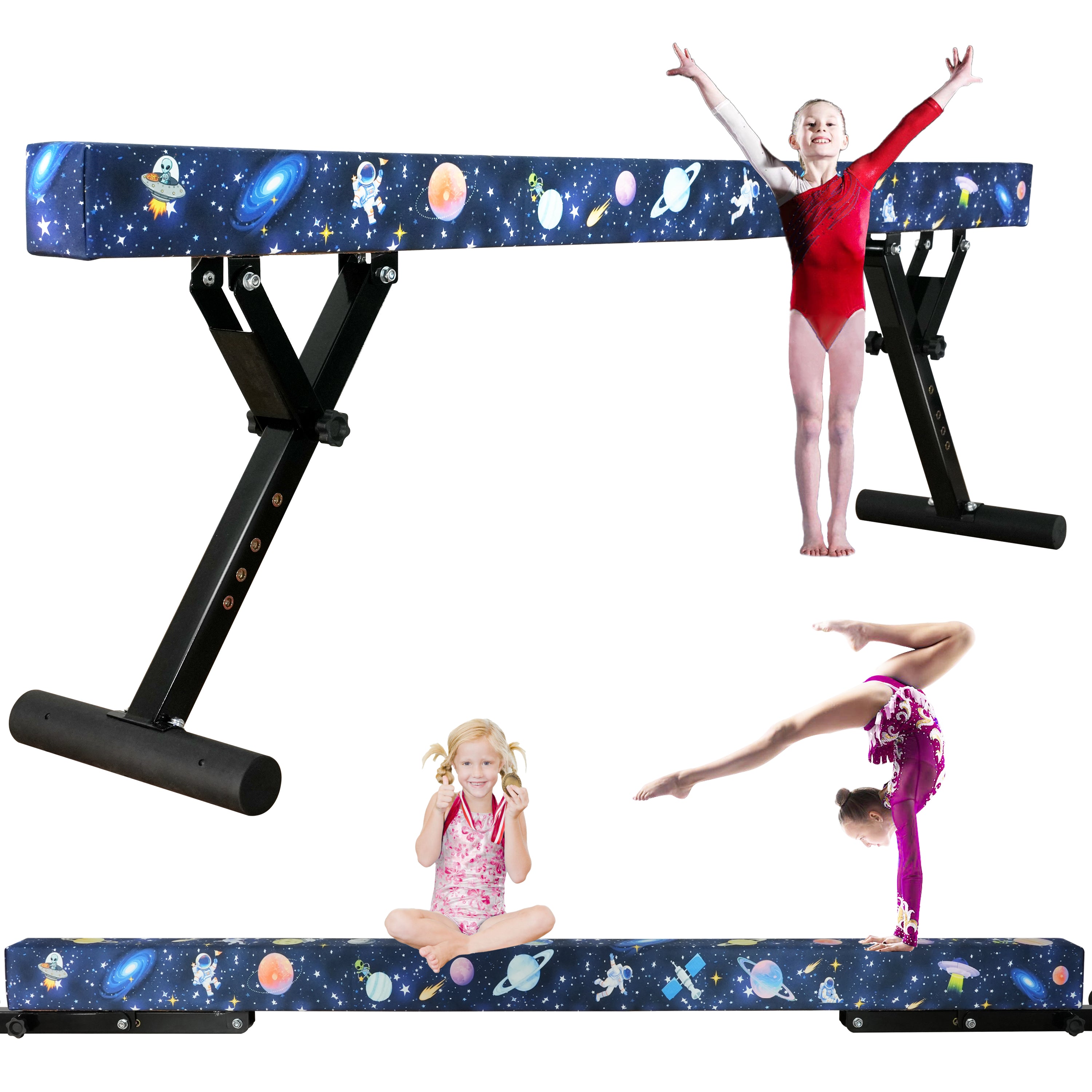 Gymnastic Balance Beam - Adjust Height