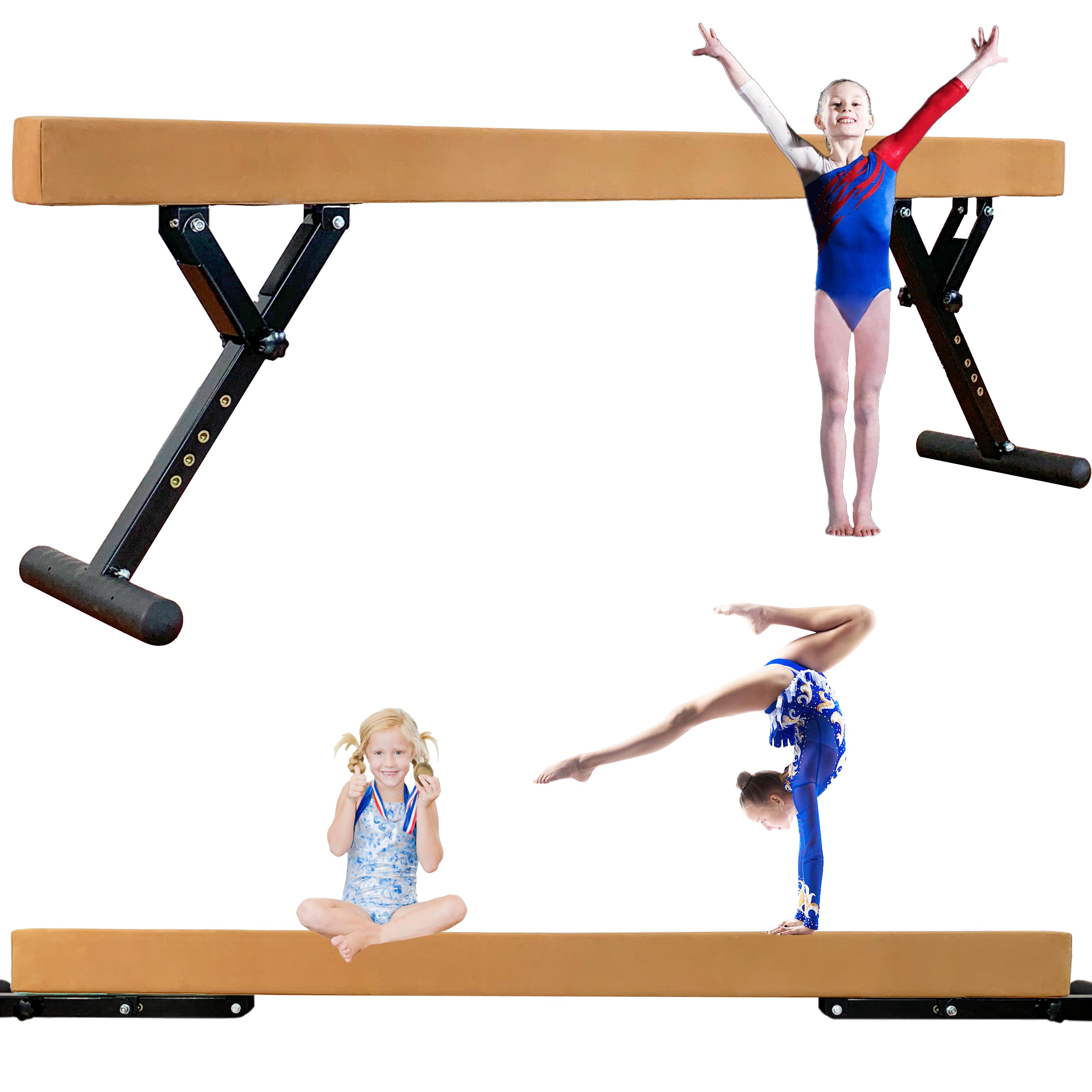 Gymnastic Balance Beam - Adjust Height