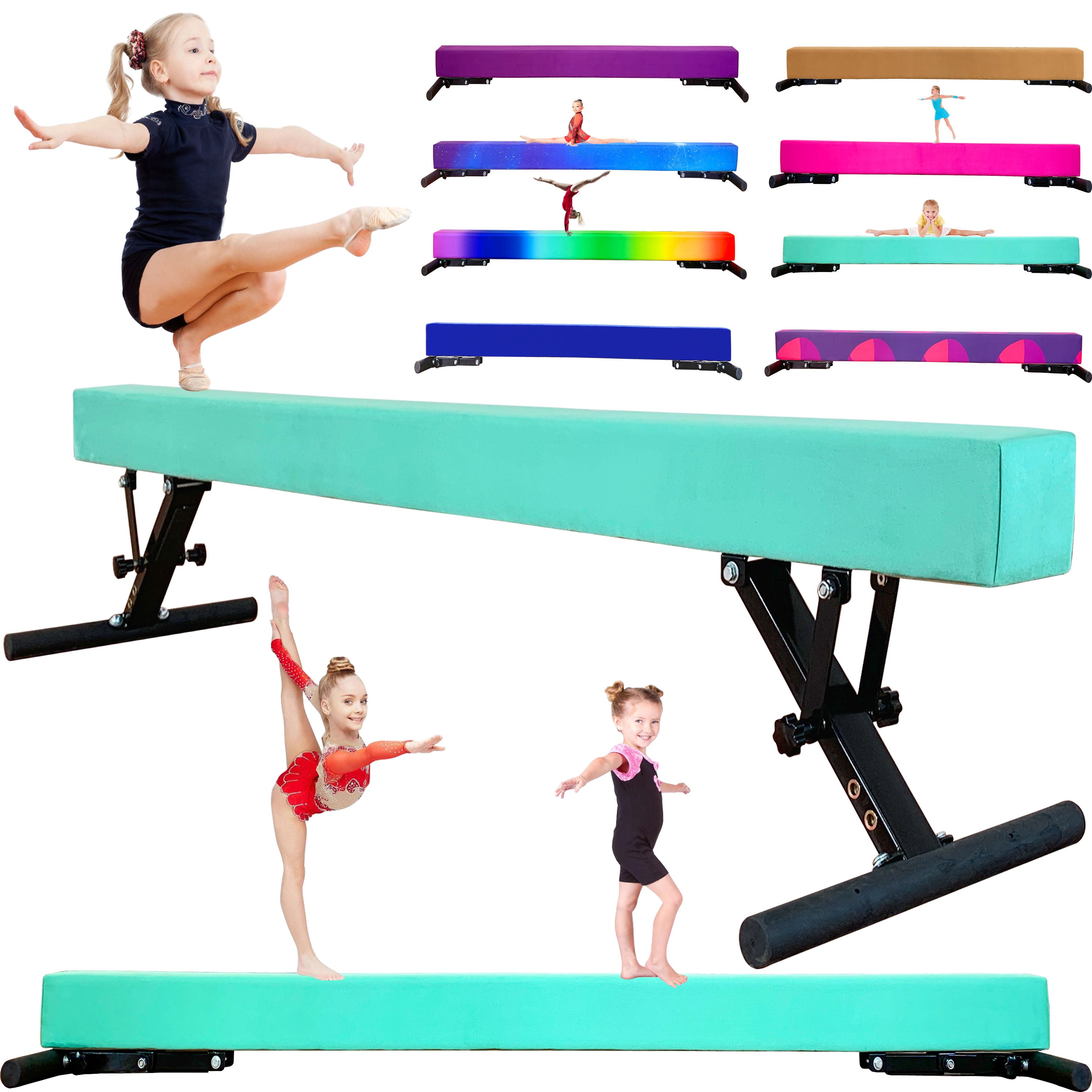 Gymnastic Balance Beam - Adjust Height