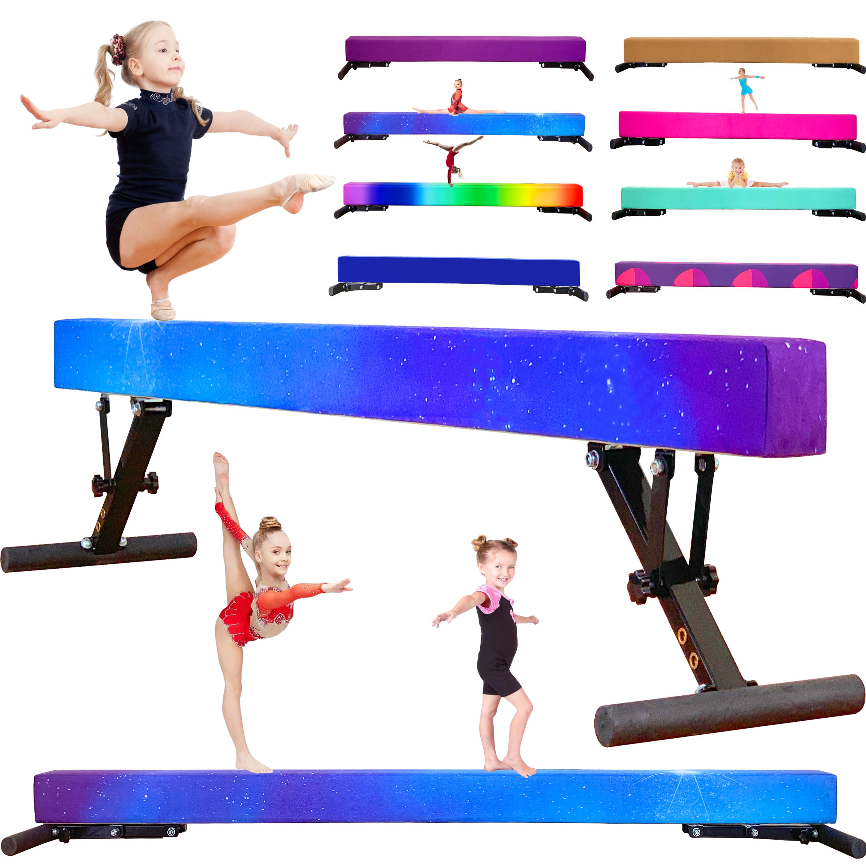 Gymnastic Balance Beam - Adjust Height