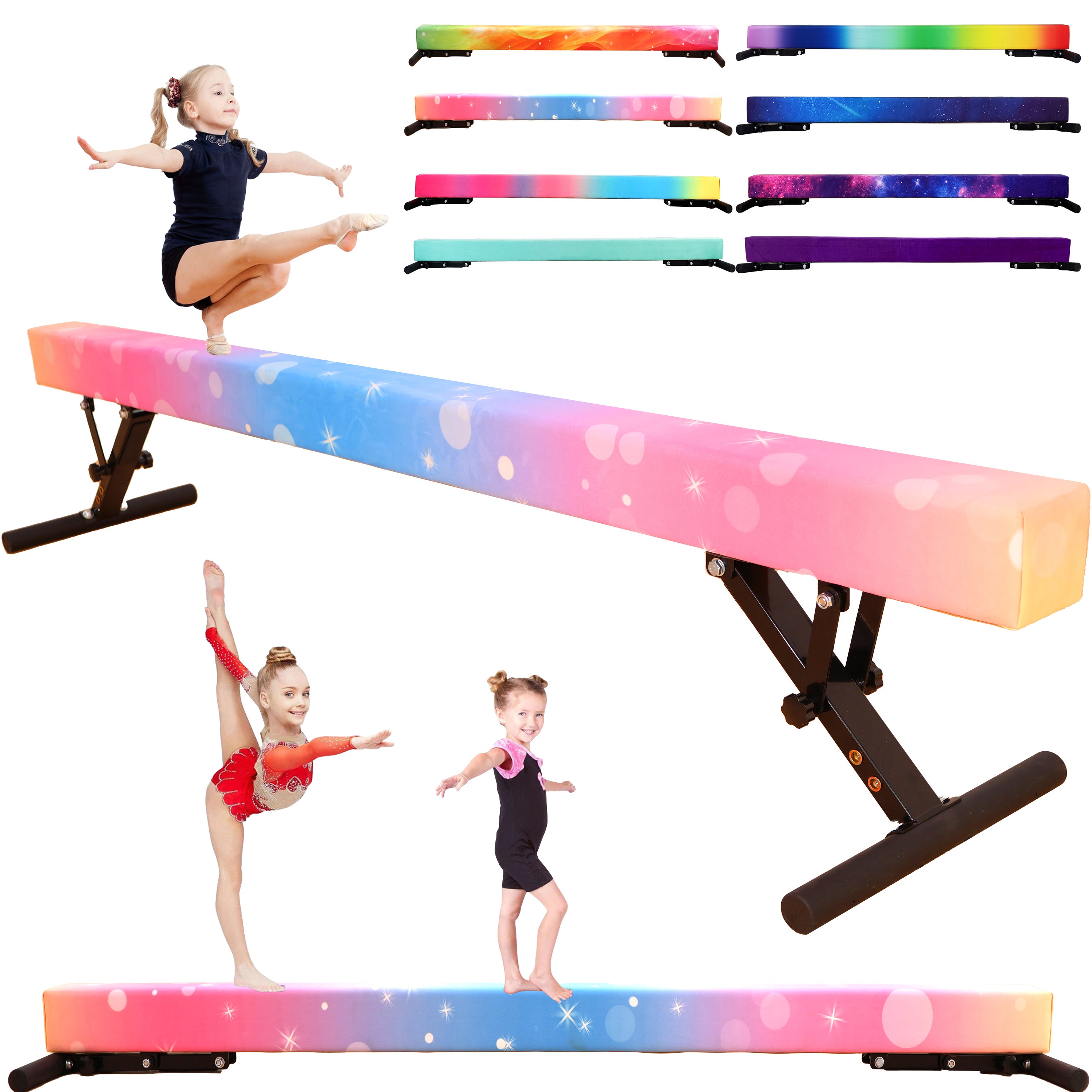 Gymnastic Balance Beam - Adjust Height