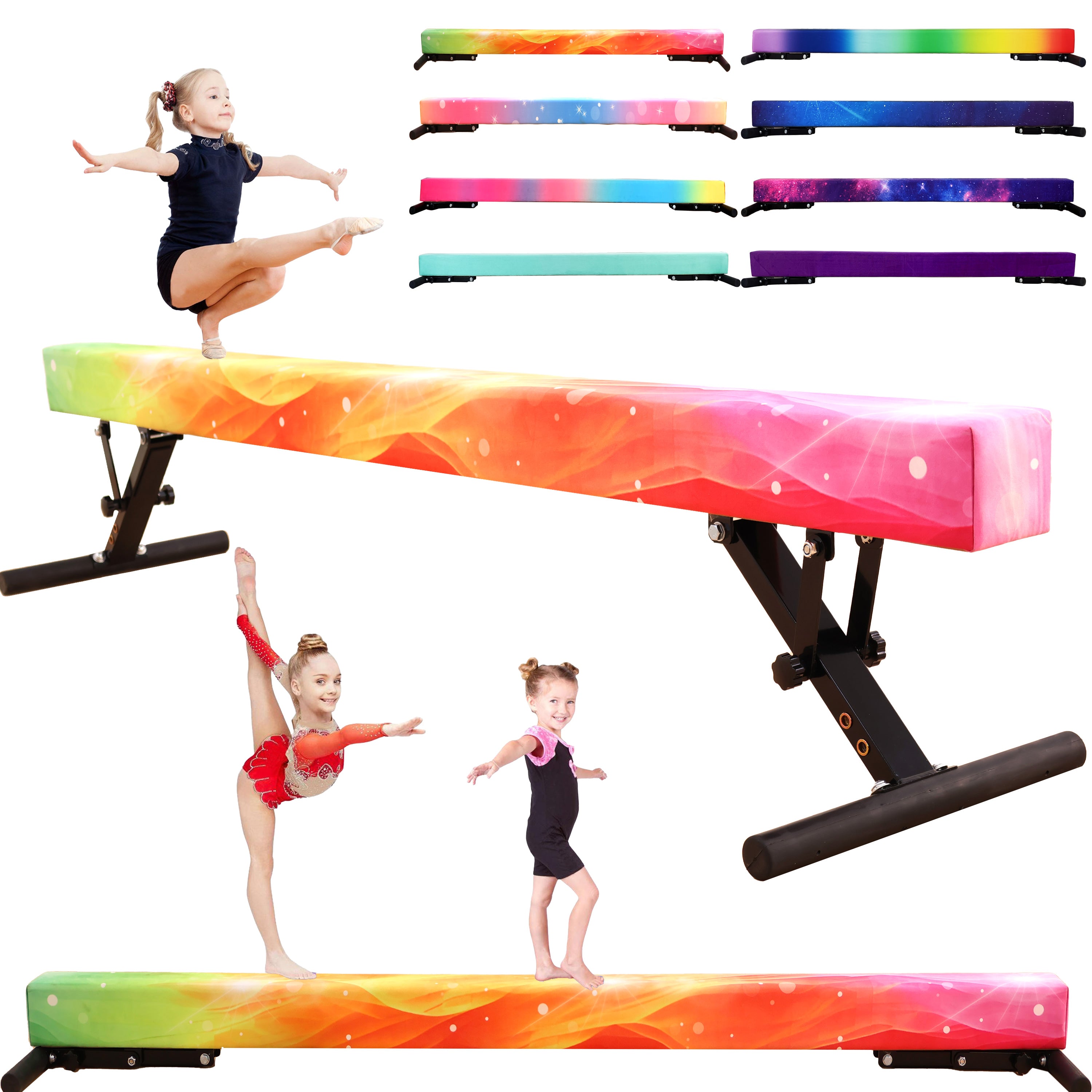 Gymnastic Balance Beam - Adjust Height