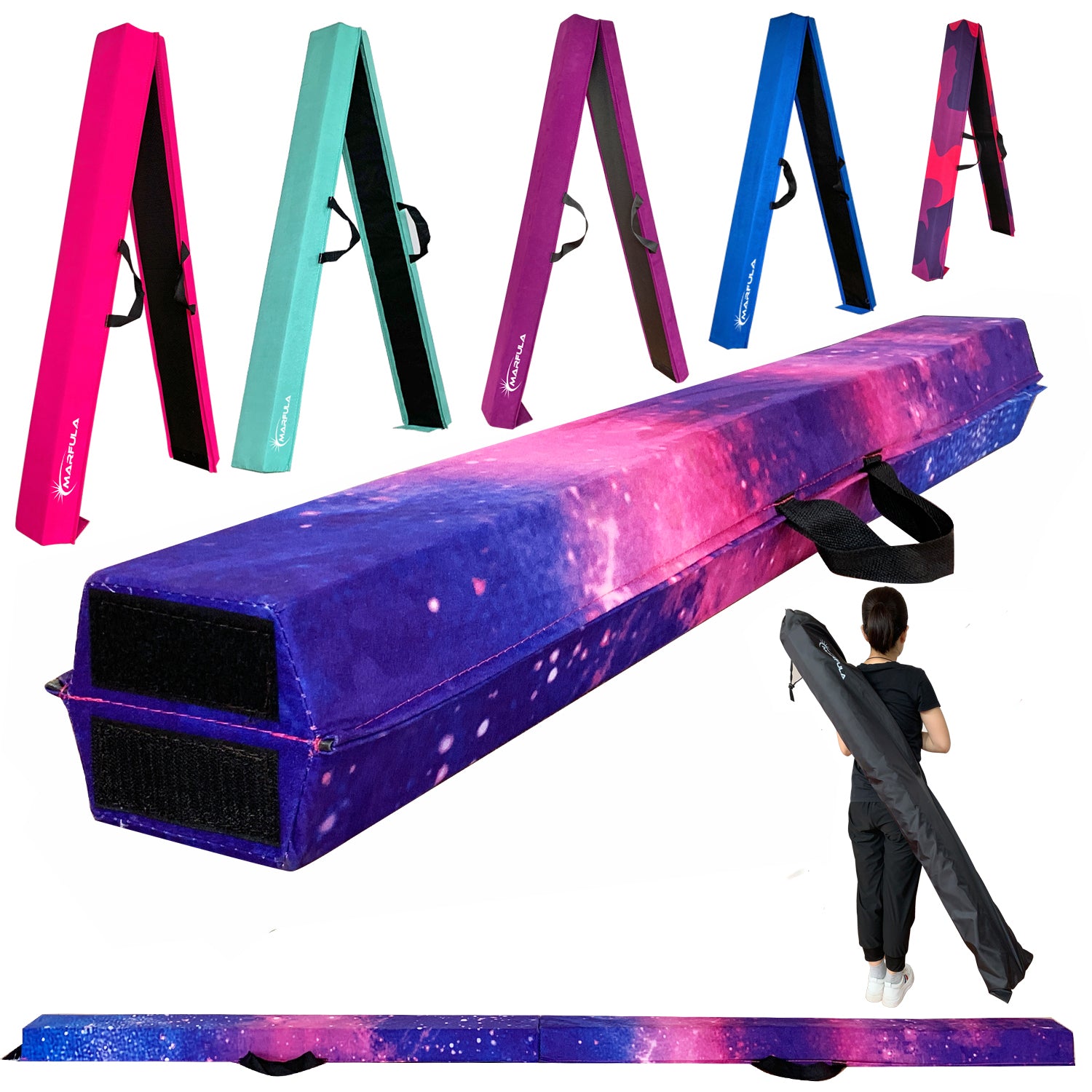 Fold Gymnastic Beam- Suede+EVA