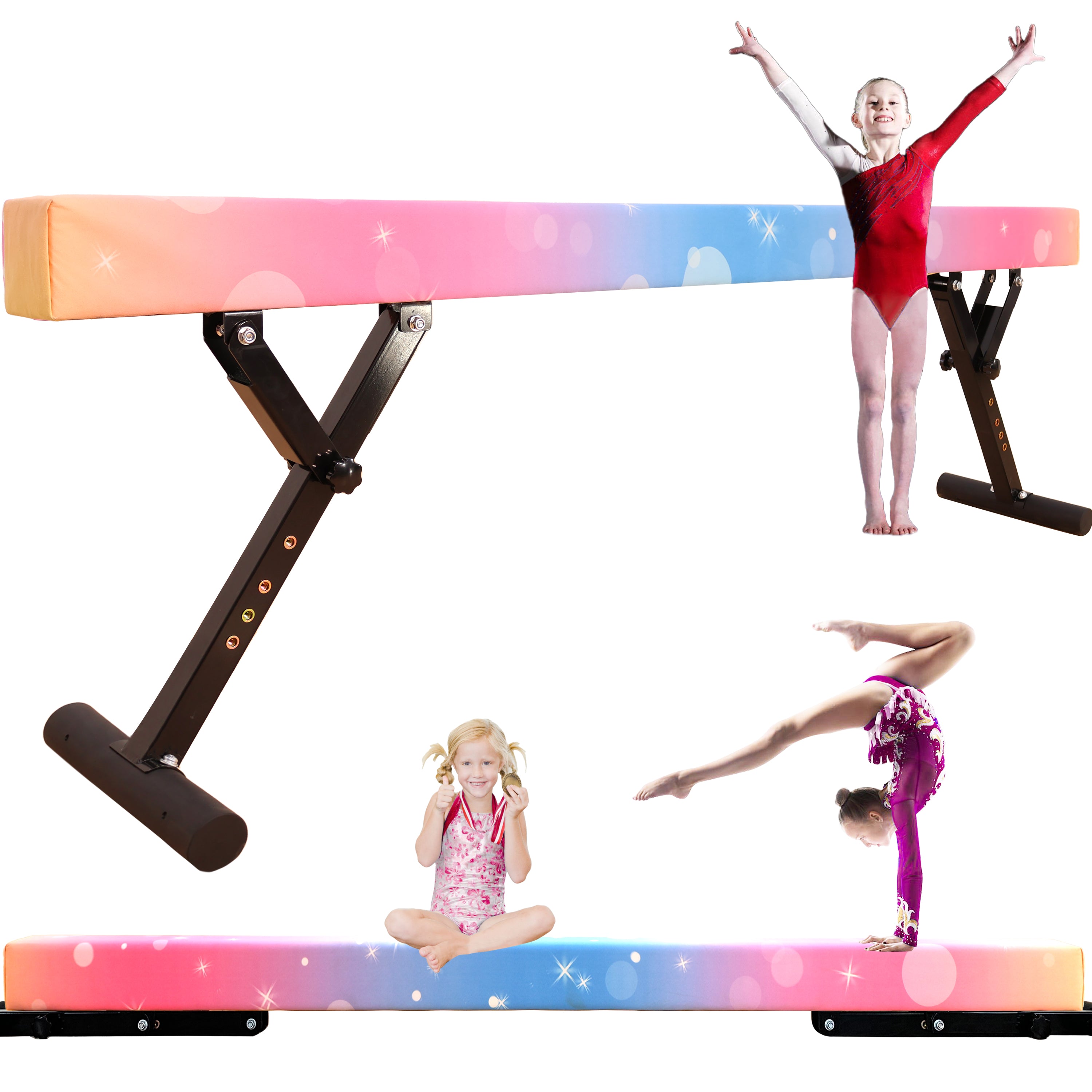 Gymnastic Balance Beam - Adjust Height