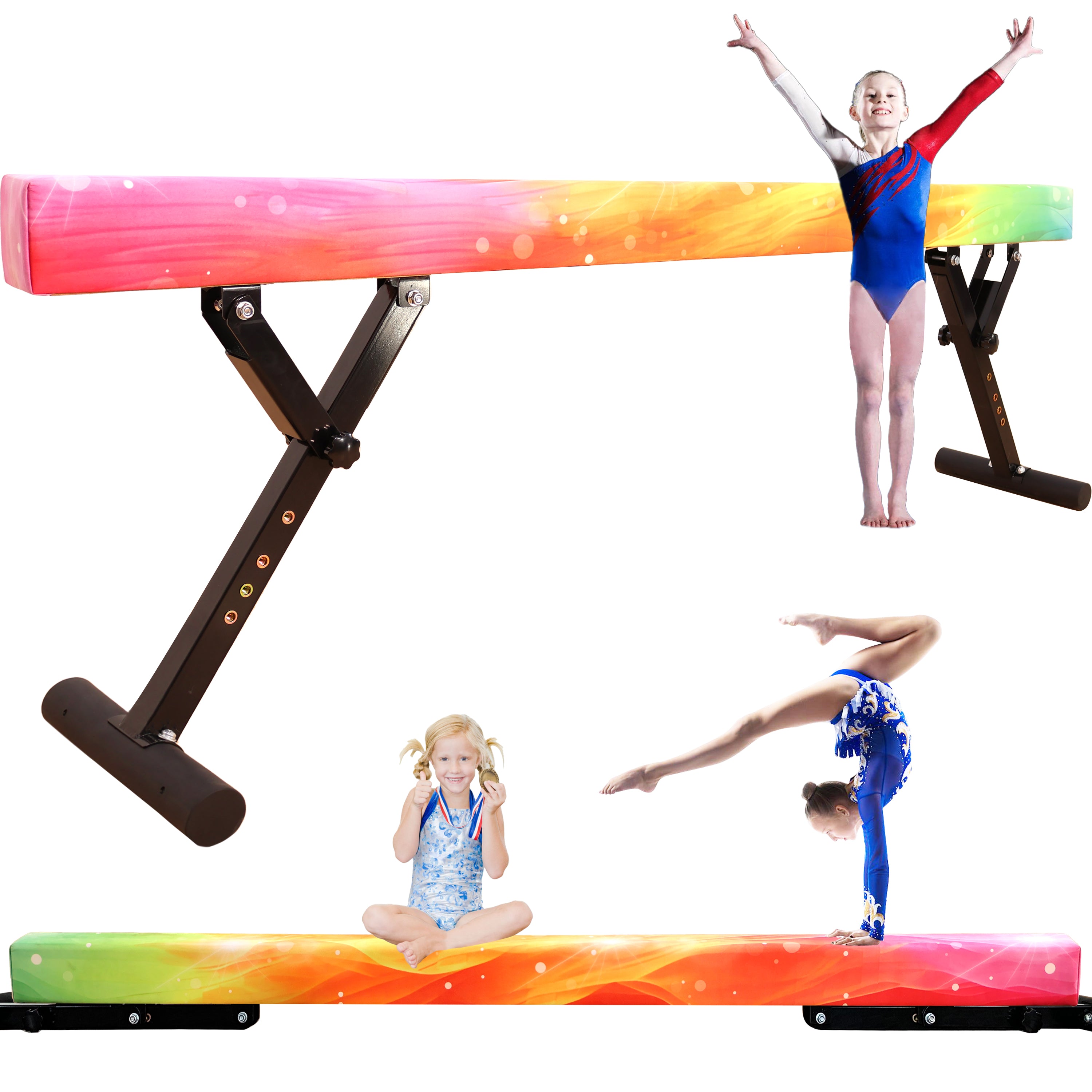 Gymnastic Balance Beam - Adjust Height