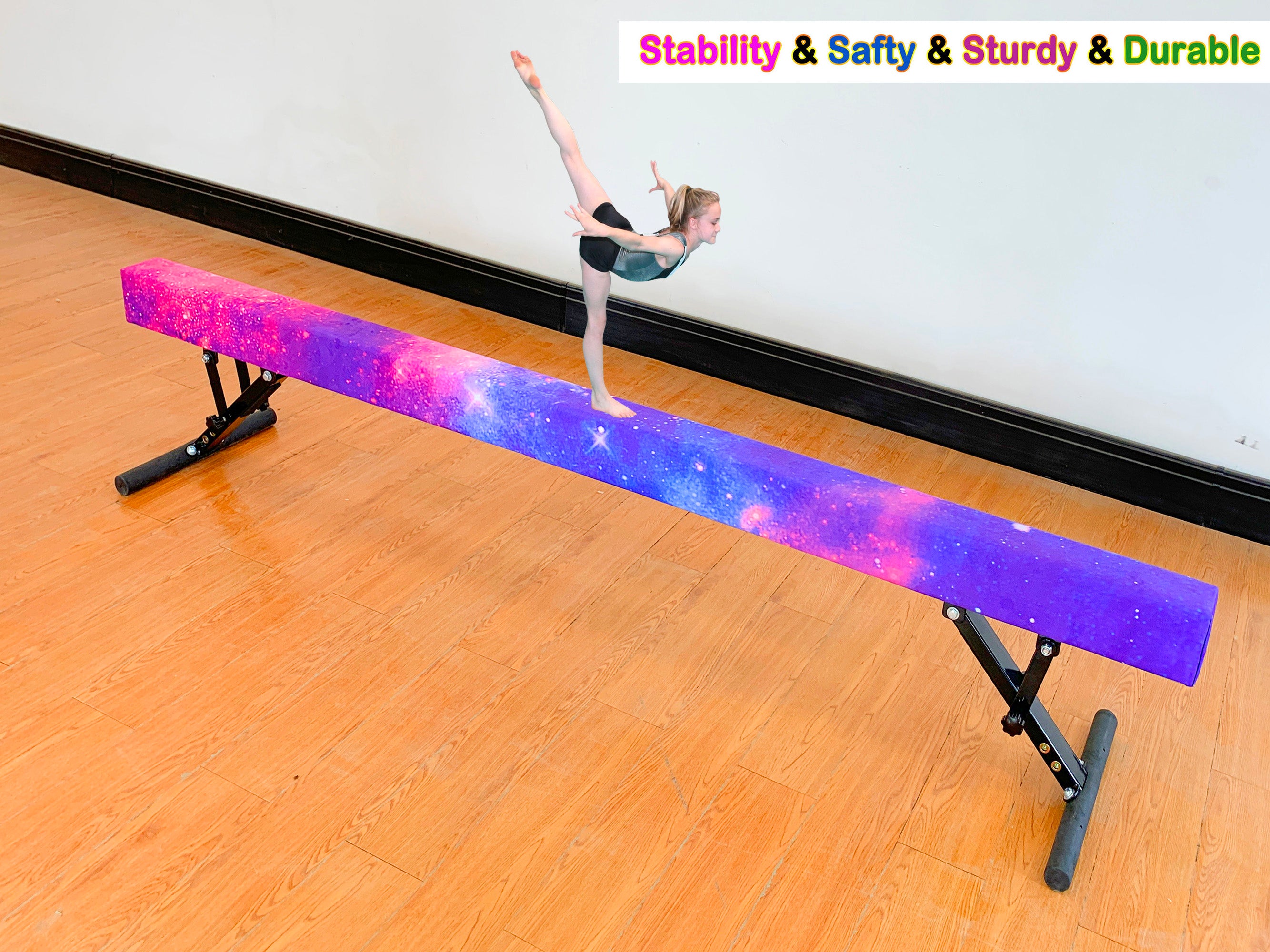 Gymnastic Balance Beam - Adjust Height